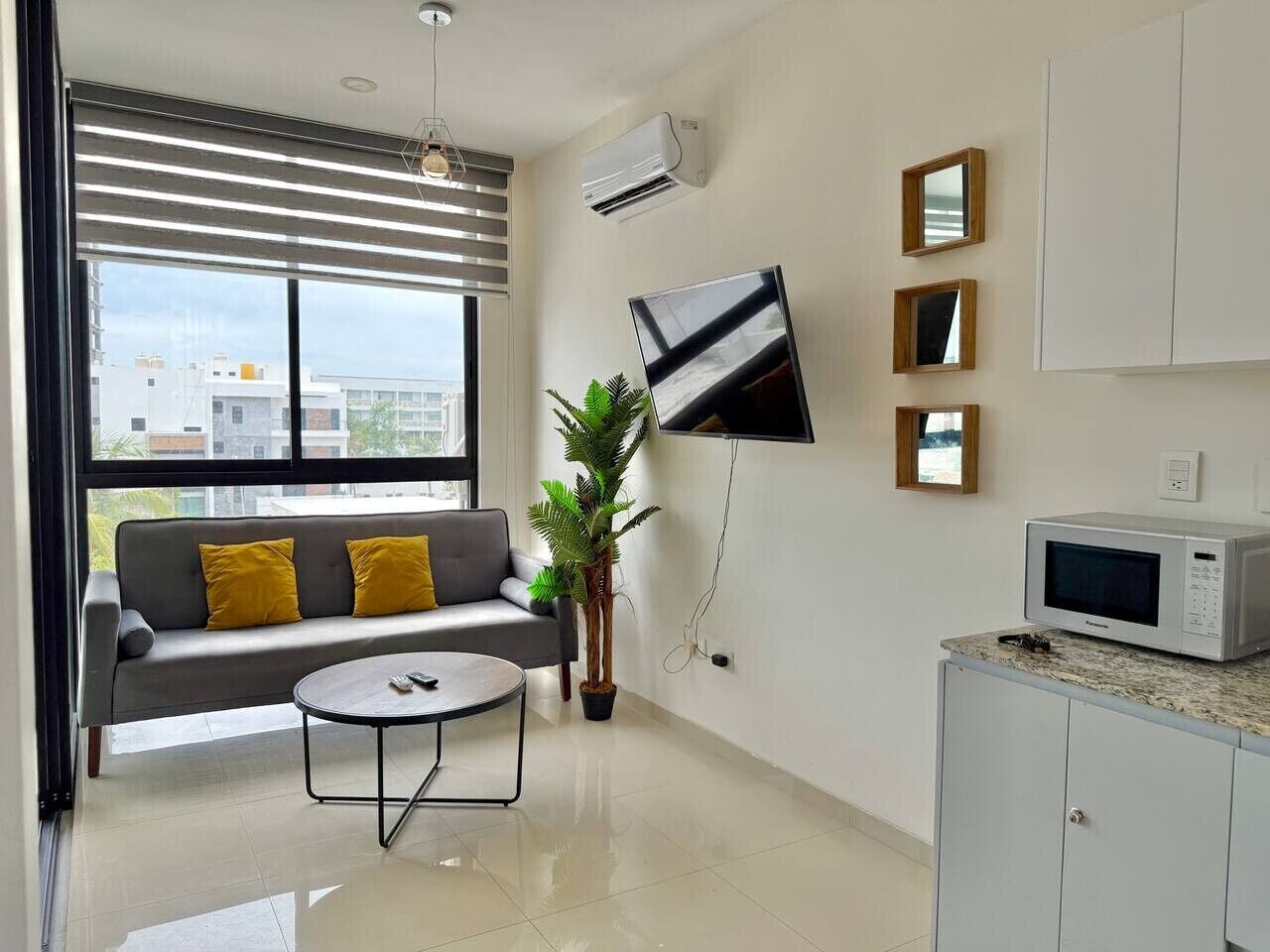 Comfort Loft | Living area | 50-inch plasma TV with digital channels, TV