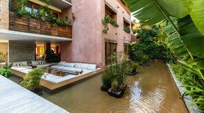 Sitteområde i lobbyen