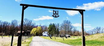 Log Cabin Farm & Gathering Space on 11Preserved Acres for your Serene Getaway