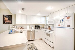 Private kitchen - Ocean view from every angle, Walkout property steps to the beach, Sunsets Galore (St. Augustine)