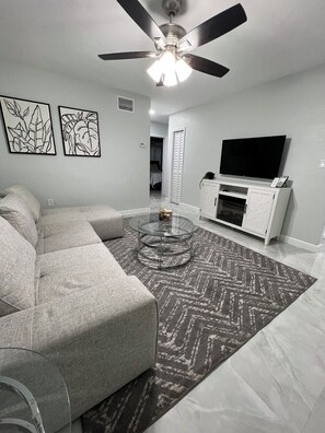 Smart TV, Netflix, books, streaming services