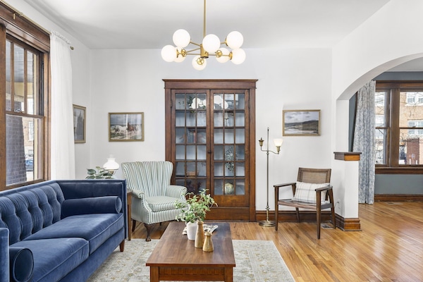 Upon walking through the front door you will walk into the large living room.