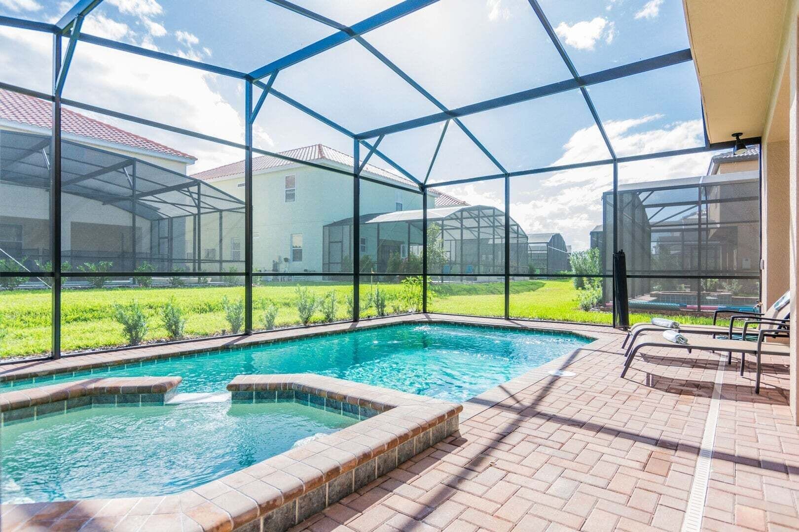 Una piscina climatizada