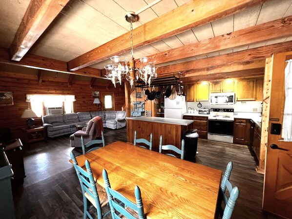 Dining - Log Home near Beautiful Lake Logan (Canton)
