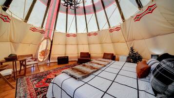 1 habitación y ropa de cama
