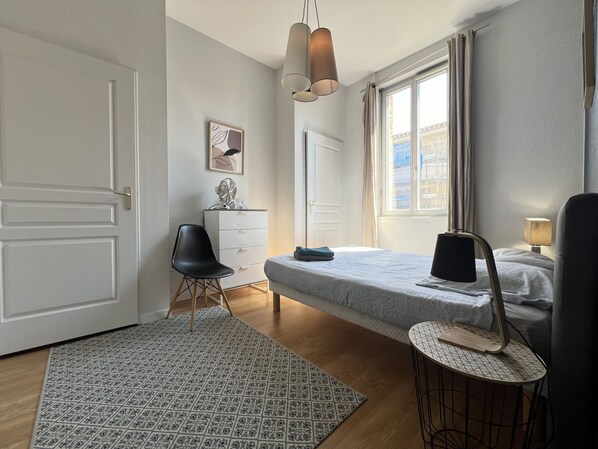 1 Schlafzimmer, kostenloses WLAN, Bettwäsche