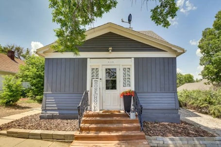 Exterior detail. Cozy Little Getaway, Winner, SD