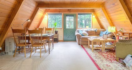 Douglas Island A-frame Cabin in the woods