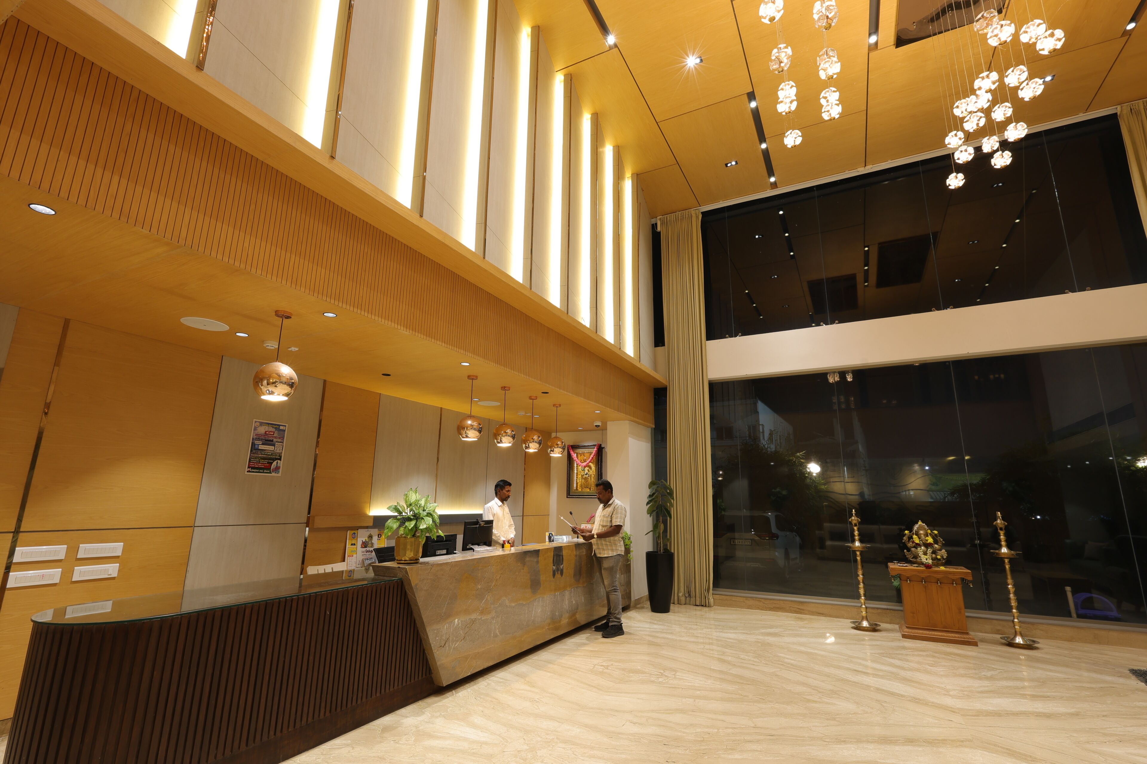 Lobby sitting area