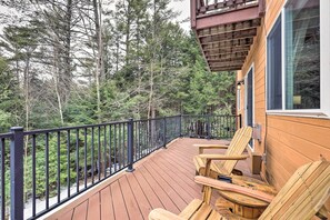 Terrace/patio - Adirondack Oasis, 15 Mi to Lake George Village! (Chestertown)