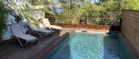 Una piscina climatizada