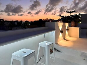 Terrace/patio - Comfort and location: Studio near ADO Cancún! (Cancún)