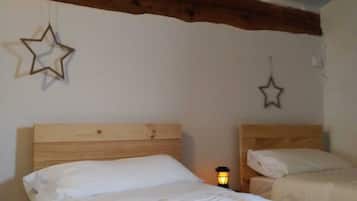 6 chambres, draps fournis