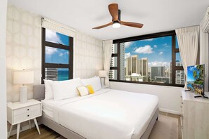 1 habitación, tabla de planchar con plancha, wifi gratis y ropa de cama