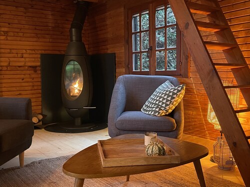 Chalet Cocooning de Campagne - Domaine Privé - 5 Étangs