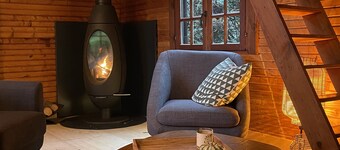 Chalet Cocooning de Campagne - Domaine Privé - 5 Étangs