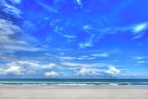 On the beach