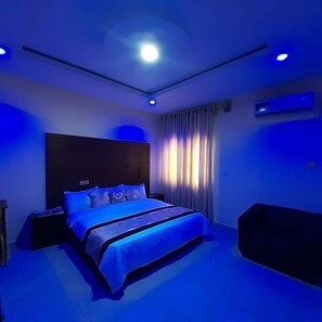 Premium bedding, memory-foam beds, free WiFi, bed sheets