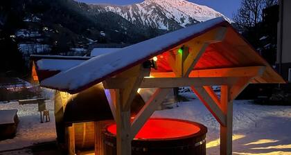 Appartement 'Coeur De Charmy' avec vue sur les montagnes et SPA bien-ĂȘtre