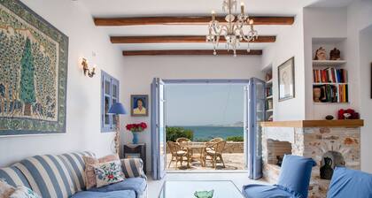 Ferienhaus "An einem herrlichen Sandstrand" mit Meerblick, Terrasse und WLAN