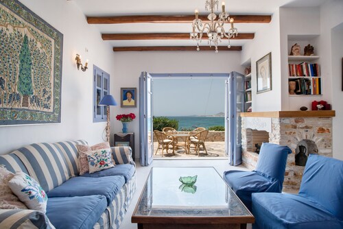 Ferienhaus "An einem herrlichen Sandstrand" mit Meerblick, Terrasse und WLAN