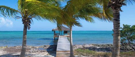 En la playa, toallas de playa