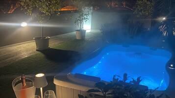 Idromassaggio all'aperto