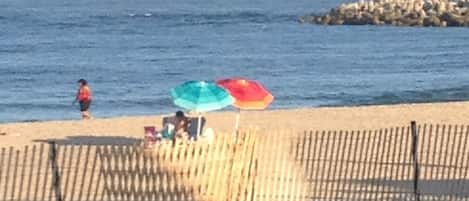 Beach nearby, sun-loungers