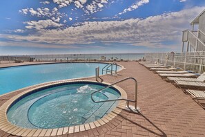 Indoor pool, a heated pool - Tidewater Low 1st Flr 2 BR+Bunks 3 BA w/ BEACH CHAIRS! (Panama City Beach)