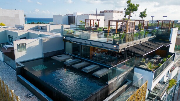 Outdoor pool - Downtown Luxury Apartment I  Cocobeach (Playa del Carmen)