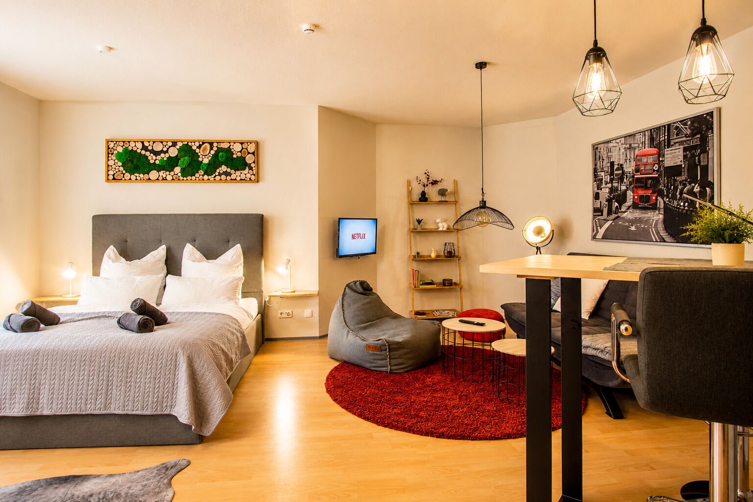 1 Schlafzimmer, Bügeleisen/Bügelbrett, kostenloses WLAN, Bettwäsche