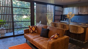 Comfort Apartment | Living area - Jungle Loft in Aldea Zama l Pool l Grill (Tulum)