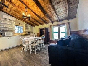 Superior Cottage, 2 Bedrooms, Kitchen, Beachside | Living area | 32-inch Smart TV with cable channels, TV - Bobcaygeon Resort  (Kawartha Lakes)