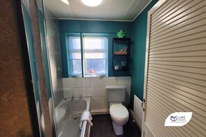 Hair dryer, towels