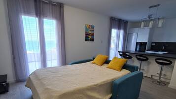 1 chambre, fer et planche à repasser, Wi-Fi gratuit