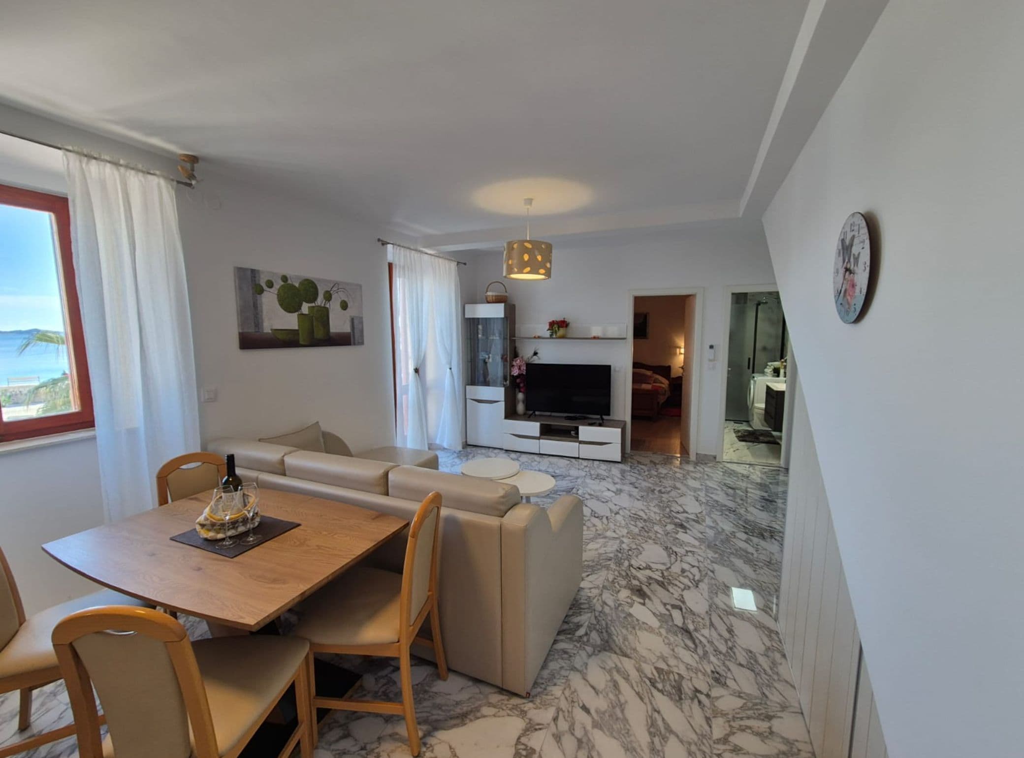 Apartment (One Bedroom Apartment with Terrace an) | Living room | TV