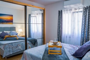 2 室のベッドルーム、アイロン / アイロン台、WiFi、ベッドシーツ