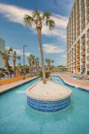 Indoor pool, outdoor pool