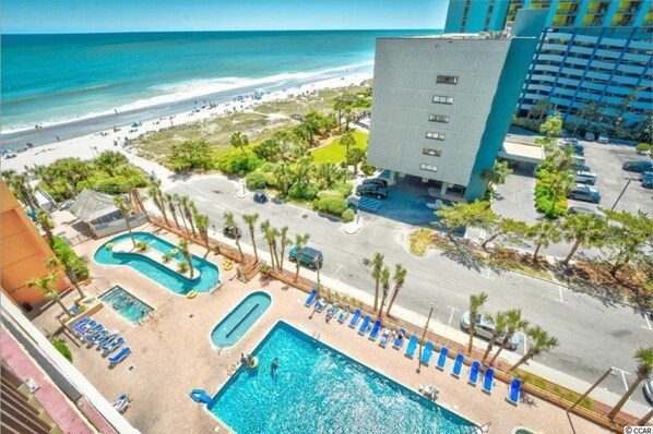 Indoor pool, outdoor pool