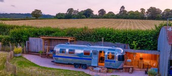 Airstream, Devon Hideaways - a shepherds hut that sleeps 2 guests in 1 bedroom