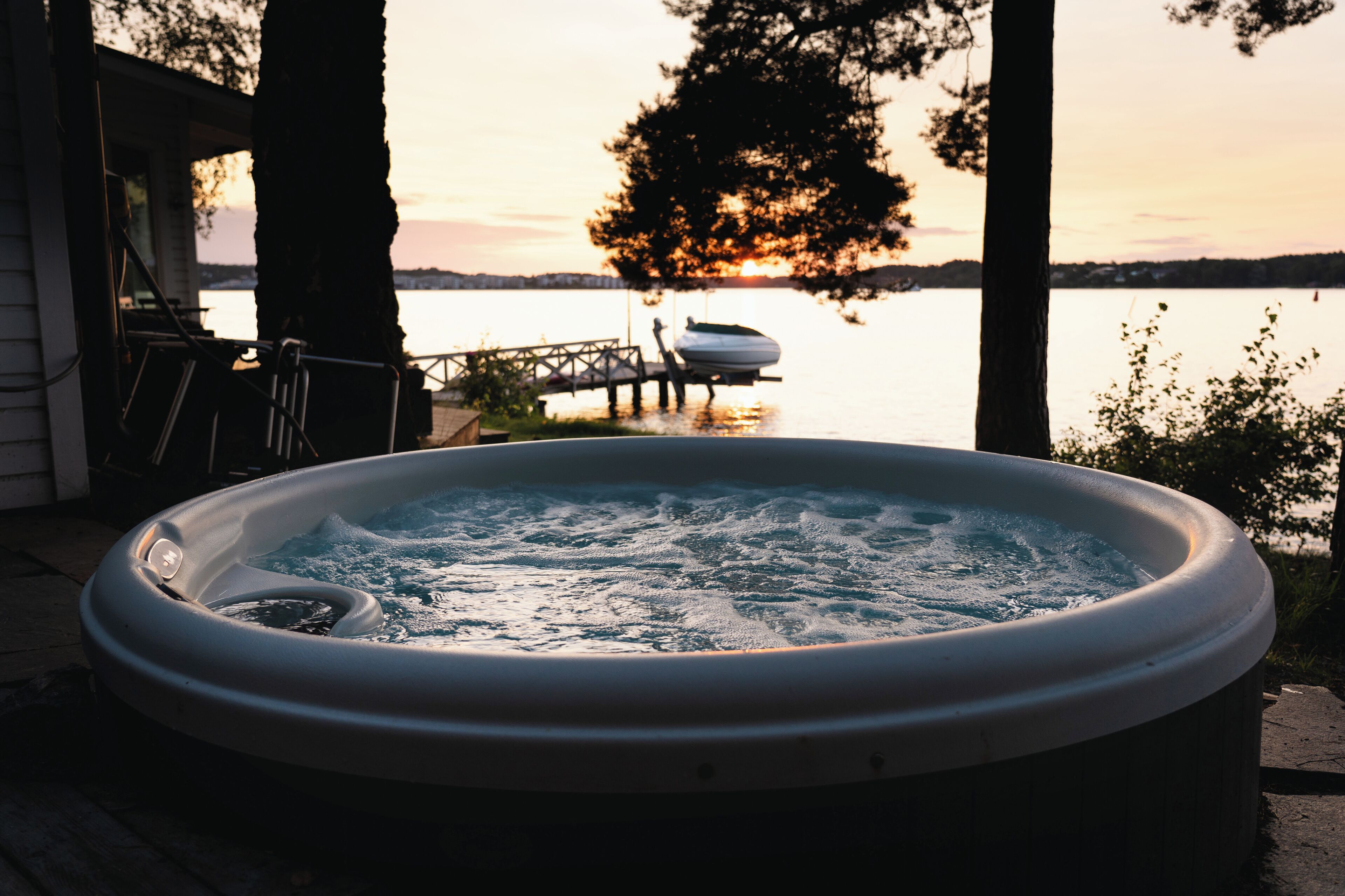 Bubbelpool utomhus