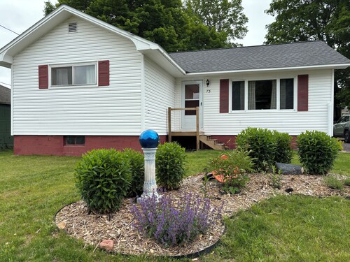 House, 3 bdrms, 1 bath, one block from snowmobile trail.