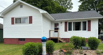 House, 3 bdrms, 1 bath, one block from snowmobile trail.