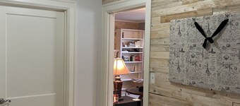 Private, cozy cottage, and beautiful country setting surrounded with pine trees.