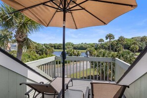 Terrace/patio - 2 Bed/3Bath w/Sleeping Loft Golf Views!  Neighborhood Pool! Amenity cards INCLUDED! (Seabrook Island)