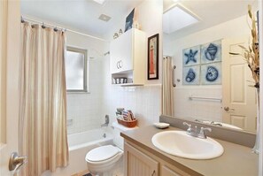 Hair dryer, towels