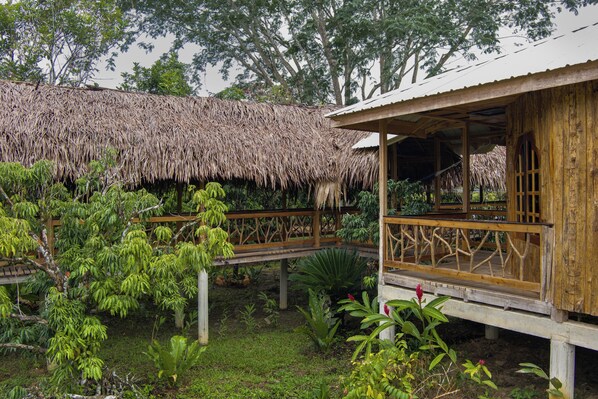 Family Double Room, 1 Queen Bed, Non Smoking, Pool View | Private kitchen | Mini-fridge, microwave, coffee/tea maker, highchair - Tropical Magnolia Resort (Golden Stream)