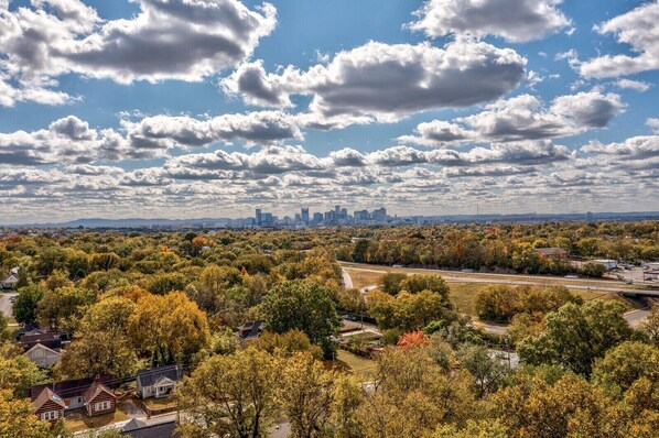 Aerial view - Sleeps 14 • East Nash • 8 Min to Broadway • Groups (Nashville)