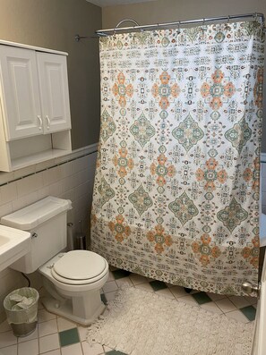 Shower, hair dryer, towels, soap - Beach House, 1 block to beach, walk to town, great outdoor space (Cayucos)