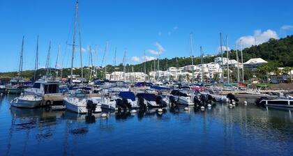 Tropical Golden apartment, sea view and beach 5min walk away